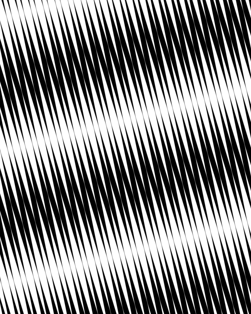 Moiré, a drawing made with Sound Interior